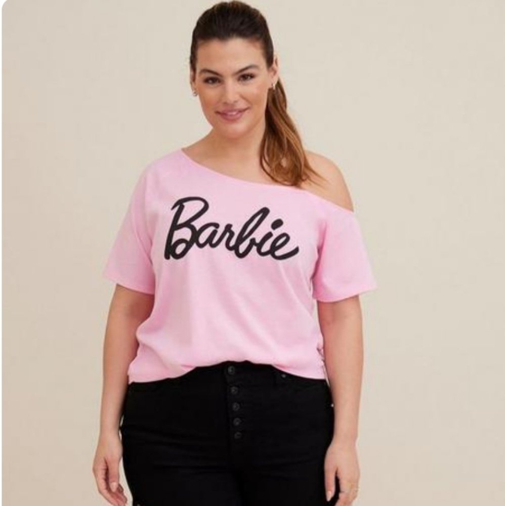 Barbie cold shoulder Torrid top